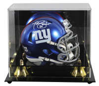Tiki Barber Signed Giants Speed Mini Helmet with Display Case (Beckett) at PristineAuction.com