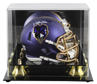 Isaiah Likely Signed Ravens Alternate Speed Mini Helmet with Display Case (Beckett) at PristineAuction.com