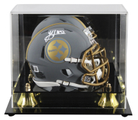 Jack Sawyer Signed Steelers Slate Alternate Speed Mini Helmet with Display Case (Beckett) at PristineAuction.com