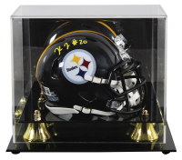 Kaleb Johnson Signed Steelers Speed Mini Helmet with Display Case (Beckett) at PristineAuction.com