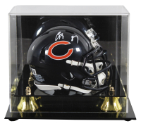 Luther Burden III Signed Bears Speed Mini Helmet with Display Case (Beckett) at PristineAuction.com