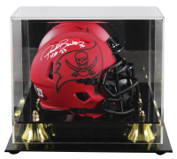 Ronde Barber Signed Buccaneers Rave Alternate Speed Mini Helmet Inscribed "HOF 23" with Display Case (Beckett) at PristineAuction.com