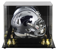 D.J. Giddens Signed Kansas State Wilcats Speed Mini Helmet with Display Case (Beckett) at PristineAuction.com