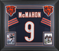 Jim McMahon Signed Custom Framed Jersey (Beckett) at PristineAuction.com