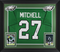 Quinyon Mitchell Signed Custom Framed Jersey (JSA) at PristineAuction.com