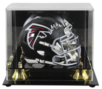 Julio Jones Signed Falcons Speed Mini Helmet with Display Case (Beckett) at PristineAuction.com