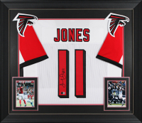 Julio Jones Signed Custom Framed Jersey (Beckett) at PristineAuction.com