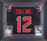Nico Collins Signed Custom Framed Jersey (Beckett) at PristineAuction.com