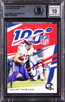 Adam Thielen Signed 2019 Panini Chronicles #60 (BGS | Auto 10) at PristineAuction.com