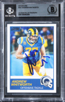 Andrew Whitworth Signed 2019 Score #327 (BGS) at PristineAuction.com