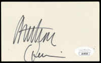 Anthony Quinn Signed 3x5 Index Card (JSA) at PristineAuction.com