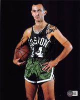 Bob Cousy Signed Celtics 8x10 Photo Inscribed "Thanks For Your Wishes" (Beckett) at PristineAuction.com