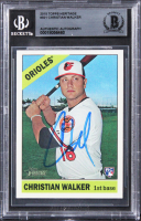 Christian Walker Signed 2015 Topps Heritage #501 RC (BGS) at PristineAuction.com