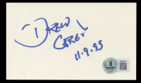 Drew Carey Signed 3x5 Index Card Inscribed "11-9-95" (Beckett) at PristineAuction.com