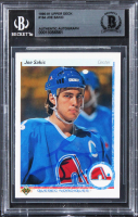 Joe Sakic Signed 1981 Topps #W83 (BGS) at PristineAuction.com