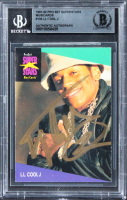 LL Cool J Signed 1991 Pro Set Superstars Musicards #130 (BGS) at PristineAuction.com