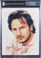 Liam Neeson Signed 8x10 Photo Inscribed "Regards" (BGS | Auto 10) at PristineAuction.com
