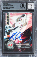 Mike Evans Signed 2015 Topps 1000 Yard Club #1KYCME (BGS | Auto 10) at PristineAuction.com