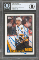 Ray Bourque Signed 1987-88 Topps #87 (BGS) at PristineAuction.com