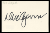 Rene Auberjonois Signed 4x6 Index Card (Beckett) at PristineAuction.com