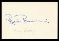 Ricou Browning Signed 4x6 Index Card (Beckett) at PristineAuction.com