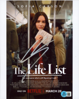 Sofia Carson Signed "The Life List" 8x10 Photo (Beckett) at PristineAuction.com