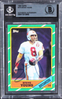 Steve Young Signed 1986 Topps #374 (BGS) at PristineAuction.com
