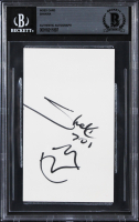 Shakira Signed 3x5 Index Card (BGS) at PristineAuction.com