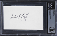 Wayne Gretzky Signed 3x5 Index Card (BGS) at PristineAuction.com