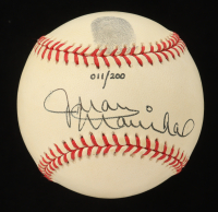 Juan Marichal Signed LE ONL Baseball Display with Thumbprint with Display Case (Beckett) at PristineAuction.com