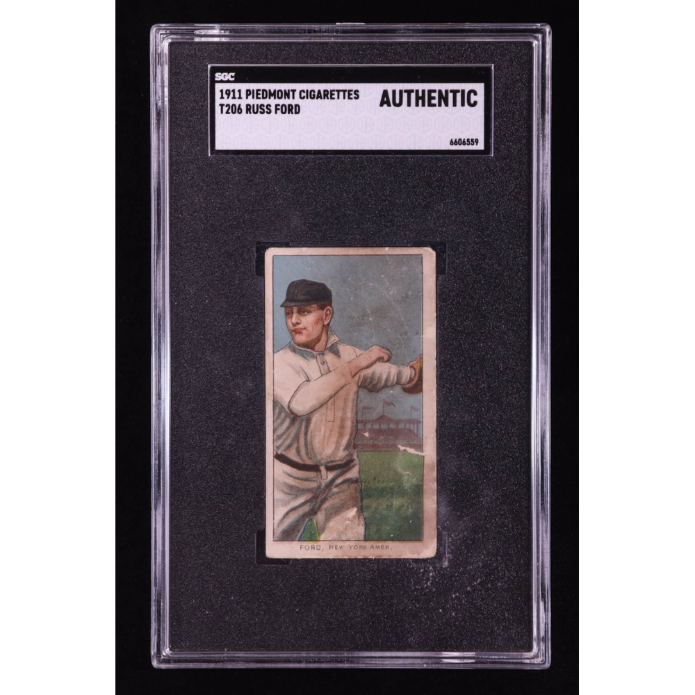Russ Ford 1909-11 T206 #177 (SGC Authentic) at PristineAuction.com