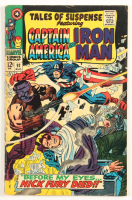 1967 "Captain America and Iron Man" Issue #92 Marvel Comic Book at PristineAuction.com