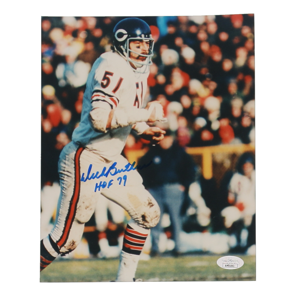 Dick Butkus Signed Bears 8x10 Photo Inscribed "HOF 79" (JSA) at PristineAuction.com