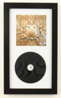 Kanye West Signed "Watch the Throne" Custom Framed CD Album Insert Display With Disc (PSA) at PristineAuction.com