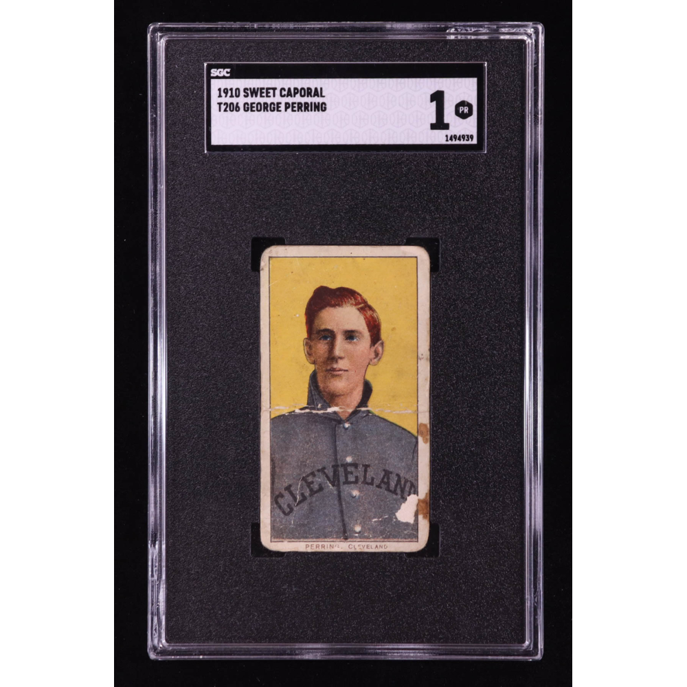 George Perring 1909-11 T206 #386 (SGC 1) at PristineAuction.com