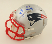 Kyle Williams Signed Patriots Speed Mini Helmet Inscribed "Go Pats!!" (JSA) at PristineAuction.com
