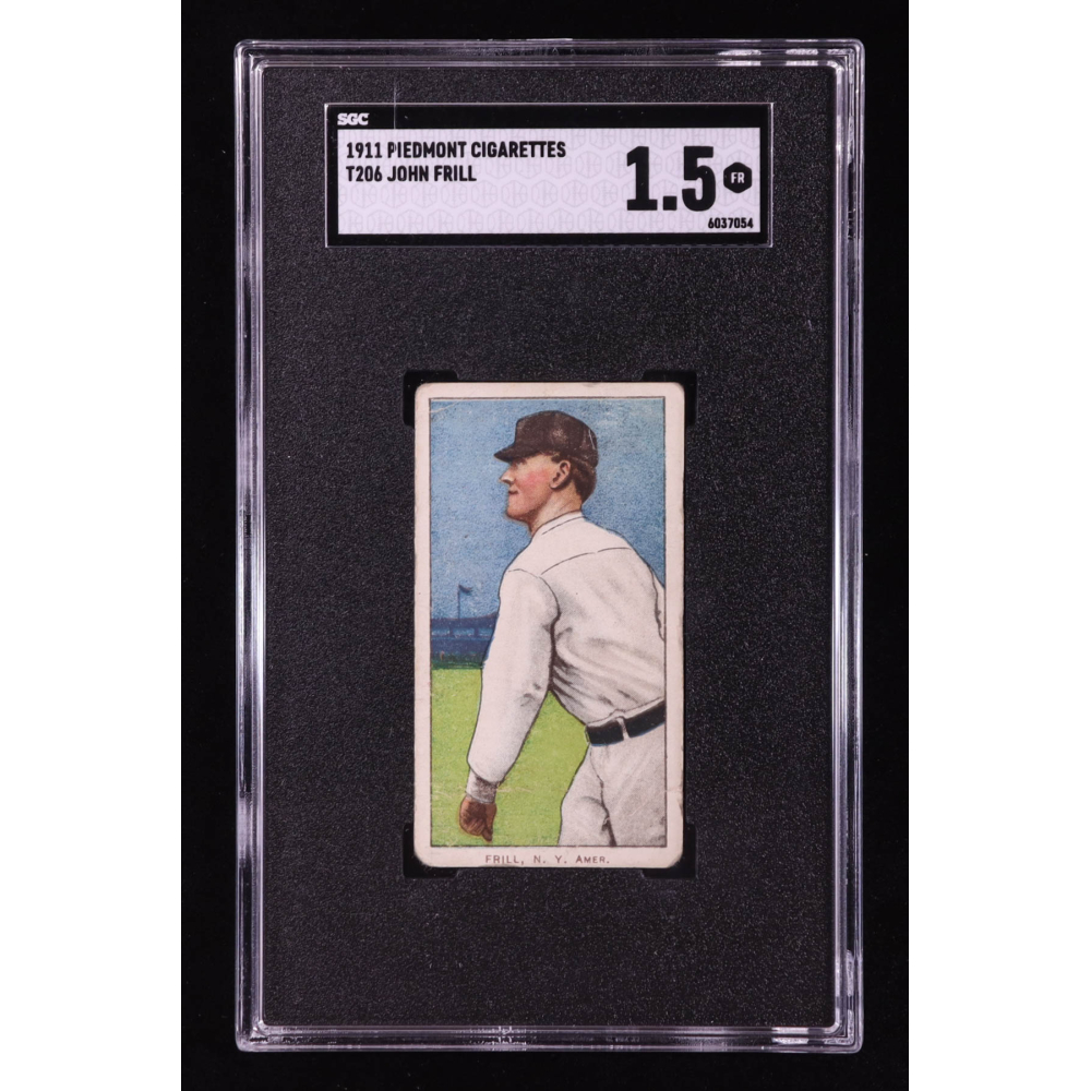 John Frill 1909-11 T206 #180 (SGC 1.5) at PristineAuction.com