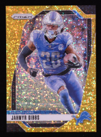 Jahmyr Gibbs 2024 Panini Prizm Prizms Gold Sparkle #93 #9/24 at PristineAuction.com