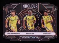 Sadio Mane / Cristiano Ronaldo / Jhon Duran 2024-25 Panini Obsidian Nucleus Electric Etch Orange #13 #14/75 at PristineAuction.com