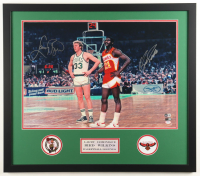 Larry Bird & Dominique Wilkins Signed Custom Framed Photo Display (Beckett, TriStar & PSA) at PristineAuction.com