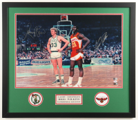Larry Bird & Dominique Wilkins Signed Custom Framed Photo Display (Beckett, TriStar & PSA) at PristineAuction.com