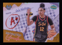 JuJu Watkins 2024-25 Bowman's Best University Making the Grade Gold Refractors #MG21 RC #31/50 at PristineAuction.com