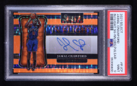 Jamal Crawford 2021-22 Select In Flight Signatures Prizms Neon Orange Pulsar #23 #19/30 (PSA 9) at PristineAuction.com