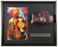 Mike Tyson Signed Custom Framed Boxing Glove Display (PSA) at PristineAuction.com