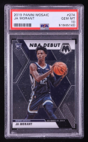 Ja Morant 2019-20 Panini Mosaic #274 RC (PSA 10) at PristineAuction.com