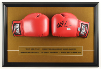 Mike Tyson Signed Custom Framed Boxing Glove Display (PSA) at PristineAuction.com