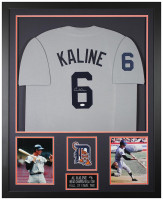 Al Kaline Signed Custom Framed Jersey Display (JSA) at PristineAuction.com