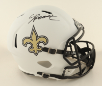 Spencer Rattler Signed Saints Full-Size Lunar Eclipse Alternate Speed Helmet (PSA) at PristineAuction.com