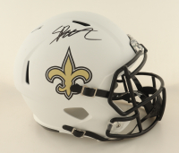 Spencer Rattler Signed Saints Full-Size Lunar Eclipse Alternate Speed Helmet (PSA) at PristineAuction.com