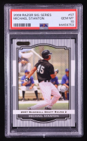 Michael Stanton 2008 Razor Signature Series #97 RC (PSA 10) at PristineAuction.com